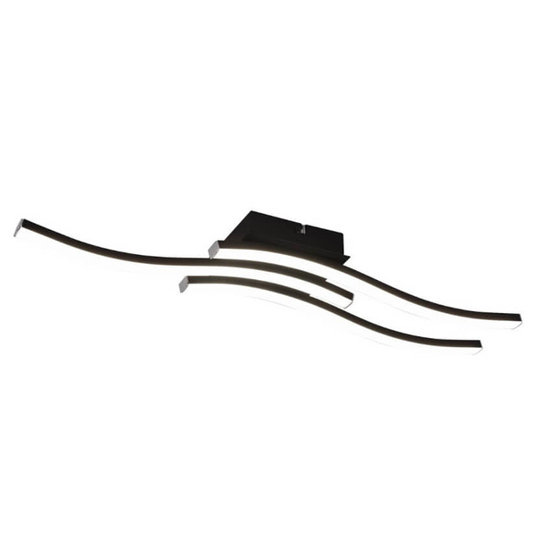 Ledowa lampa sufitowa NORVE DL432-62473 5W 4000K fale czarny