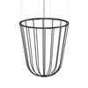 Druciana lampa zawieszana no. Moon 5143 Shilo koszyk czarny
