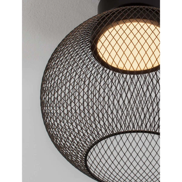 Nasufitowa lampa RITA LE44256 LED 12W 3000K druciana czarna