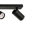 Plafon LAMPA sufitowa LACONI SPL-2813-3B-BL Italux metalowa OPRAWA regulowane reflektorki na listwie czarne