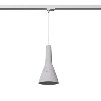 Wisząca lampa trzyfazowa z żarówką betonowa EMPOLI MYL.00126 szary