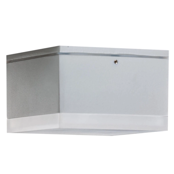 Tarasowa lampa sufitowa APULIA AZ4337 LED 8W 3000K IP54 kwadratowa biały