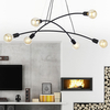 Wielopunktowa lampa wisząca Helix 2726 TK Lighting molekły czarna