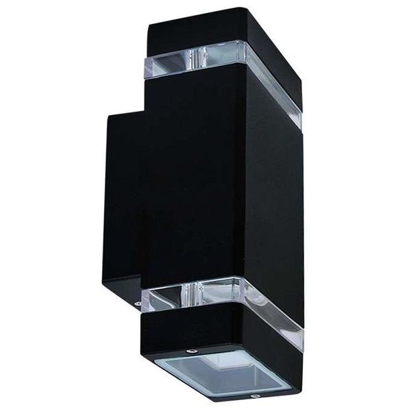 Zewnętrzna LAMPA ścienna GILBERT 307866 Polux elewacyjna OPRAWA prostokątna LED 20W 3000K outdoor IP44 czarna