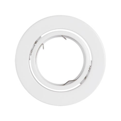 Sufitowa LAMPA podtynkowa KAJKA C 03753 Ideus metalowa OPRAWA okrągła oczko wpuszczane białe