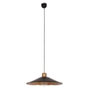Metalowa lampa wisząca Garret 6444 retro dysk metalowy czarny