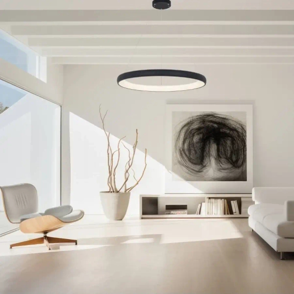 Wisząca ledowa lampa 2060 LED 60W 3000K do przedpokoju czarny
