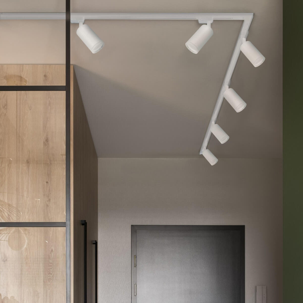 Zestaw szynowy 1-faz LOFT LONDON 327949 szyna x2+ łącznik centralny biały