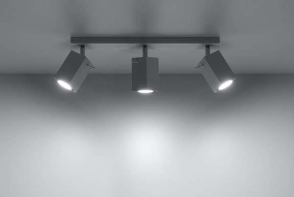 Plafon LAMPA sufitowa SL.0097 regulowana OPRAWA metalowe reflektorki białe