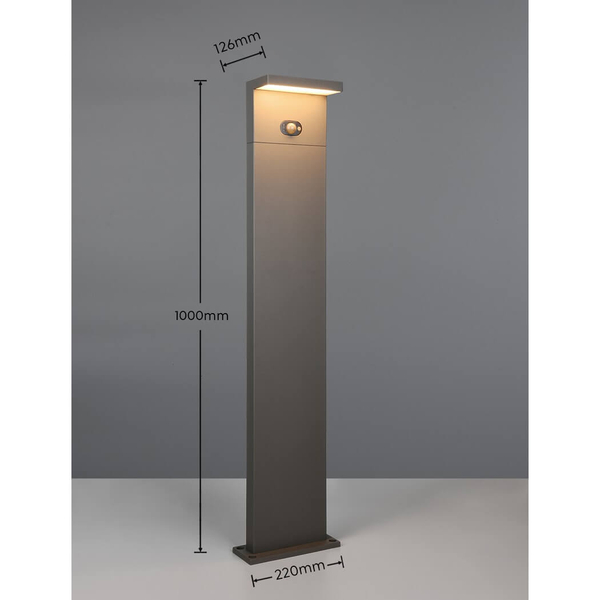 Zewnętrzny słupek do ogrodu BLYDE 453569142 LED 5W 2300-4000K IP65 antracyt