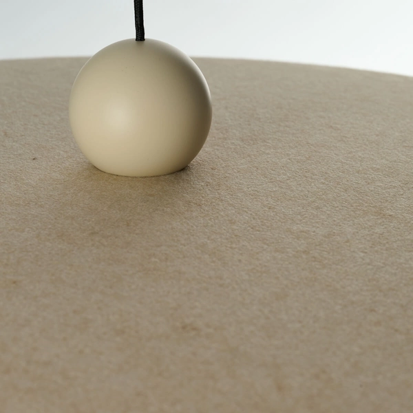 Filcowa lampa wisząca FREYA AZ5907 Azzardo LED 7W 3000K okrąg kula beżowy