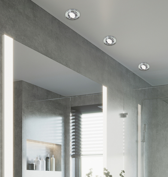 Szklane oczko sufitowe 2263076 Candellux punktowe przezroczyste