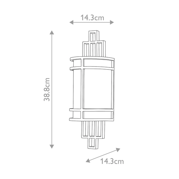 Lampa ścienna metalowa Fusion FE-FUSION1-PNBR Feiss Art. Deco mosiądz beżowy