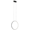 Lampa wisząca do salonu ring Circolo 10810 Nowodvorski LED 18W 3000K czarna