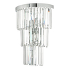 Kryształowa lampa przysufitowa Angel ANG3008 Dar Lighting przezroczysta chrom