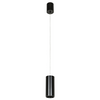 LAMPA wisząca MOLDES HL7719/12W 3000K BL Italux metalowa OPRAWA LED 12W zwis tuba czarna