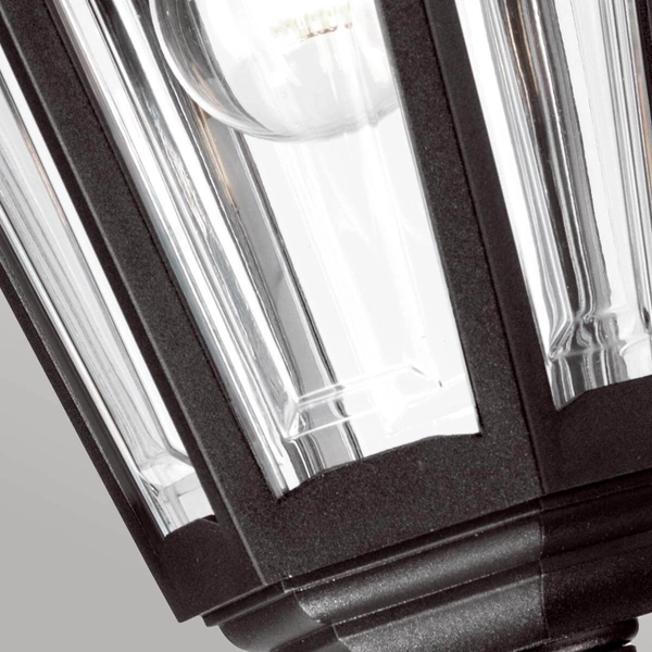 Lampa wisząca industrialna KINSALE-CHAIN Elstead na łańcuchu czarna