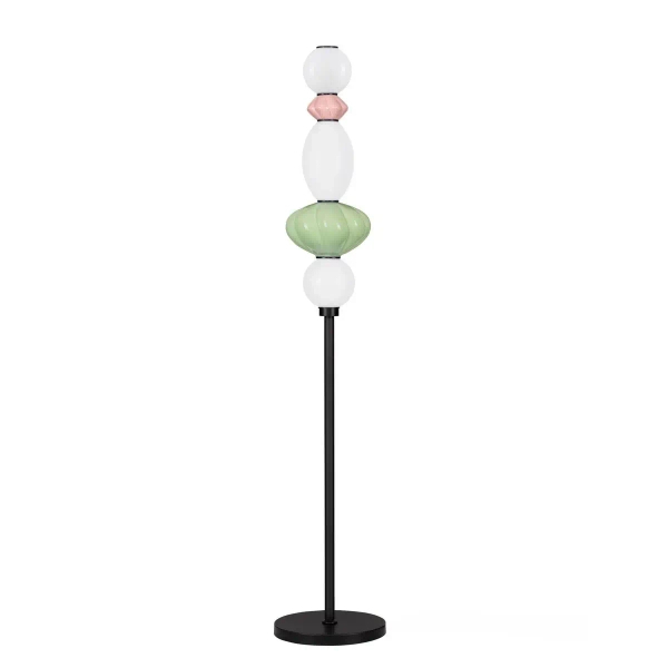 Podłogowa lampa ściemnialna CASURNO LE45225 LED 19W 3000K różowa zielona
