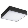 Czarny plafon kwadratowy Monza AZ2275 LED 20W square nad łóżko
