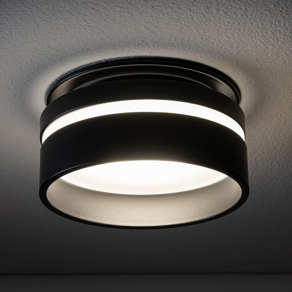 Lampa podtynkowa punktowa Mljet 10493 Nowodvorski tuba okrągła czarna