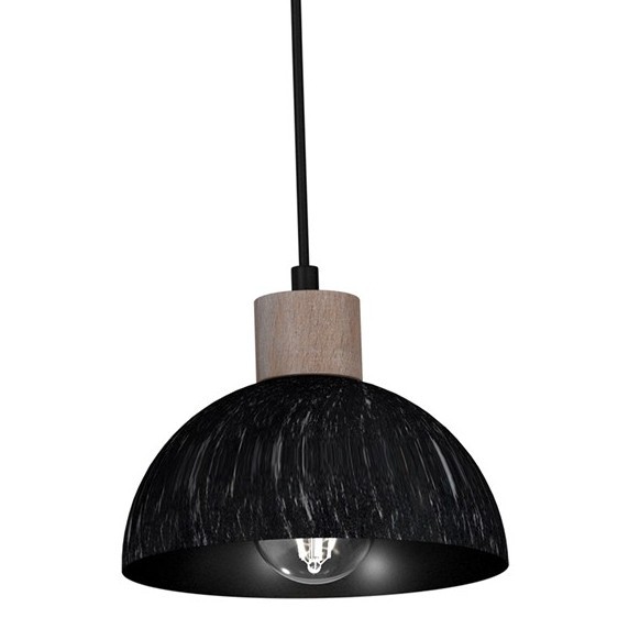 Hygge lampa wisząca ERIK MLP7640 Milagro kopuły na belce czarne