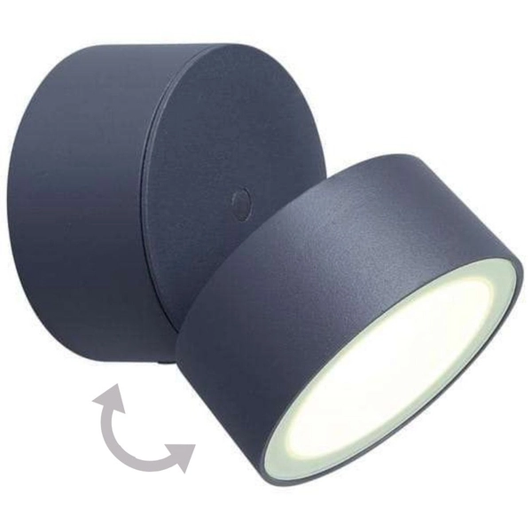 Regulowany kinkiet TRUMPET 5626001118 LED 11W 4000K zewnętrzny IP54 szary