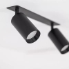 Minimalistyczna lampa sufitowa Amis 10807 ruchome tubki czarne złote