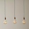 Wisząca lampa BRONX 108097 Markslojd metalowa loftowe oprawki mosiądz