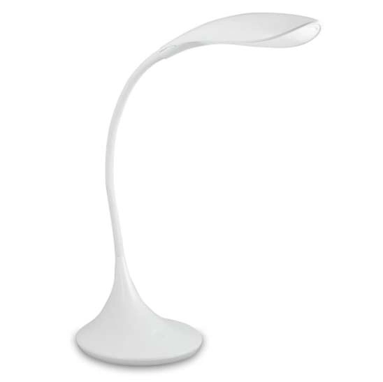 Stojąca LAMPKA biurkowa SWAN 106093 Markslojd nocna LAMPA stołowa LED 4,6W 3000K z wbudowanym portem USB biała