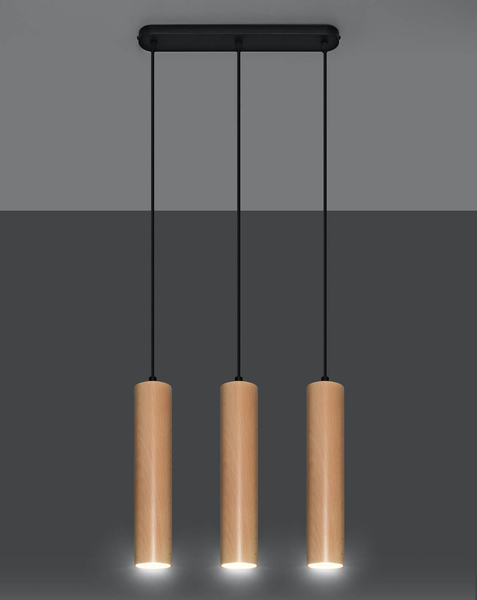 Wisząca LAMPA loftowa SL.0638 loftowa OPRAWA zwis tuby brązowe