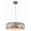 Złota wisząca lampa Reus LP-8069/1P GD Light Prestige okrągła glamour