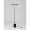 Stojąca lampa do sypialni FOVENTO LE45442 LED 27W 3000K czarna