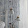 Wisząca lampa ceramiczna Hadano HAD0140-10 mosiądz biały