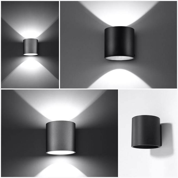 Kinkiet LAMPA ścienna SL.0050 metalowa OPRAWA tuba biała