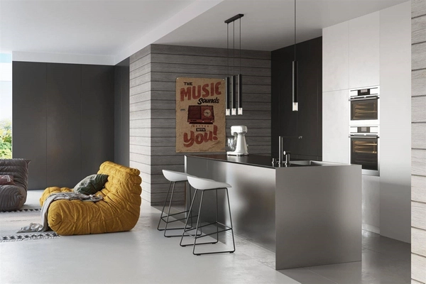 Czarna lampa wisząca SL.0961 minimalistyczne tuby do salonu