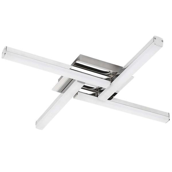 Plafon LAMPA sufitowa ANTONIA 5896 Rabalux kwadratowa OPRAWA do łazienki LED 24W 4000K listwy IP44 chrom