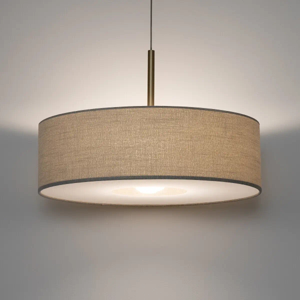 Nowoczesna wisząca lampa SANTANA 11653 do jadalni kremowa
