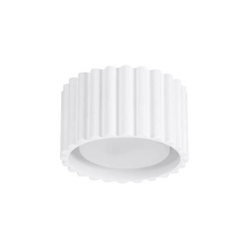 Ryflowana lampa sufitowa AURA SL.1782 do jadalni biała
