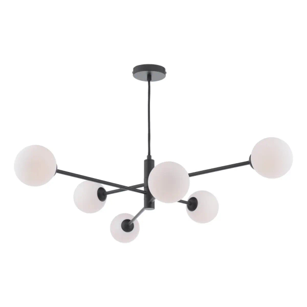 Wisząca okrągła lampa Vignette VIG0622-02 do jadalni kule białe czarne