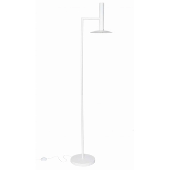 Stojąca LAMPA podłogowa HAT LP-1661/1F WH Light Prestige salonowa OPRAWA metalowa LED 3W 3000K kapelusz biały