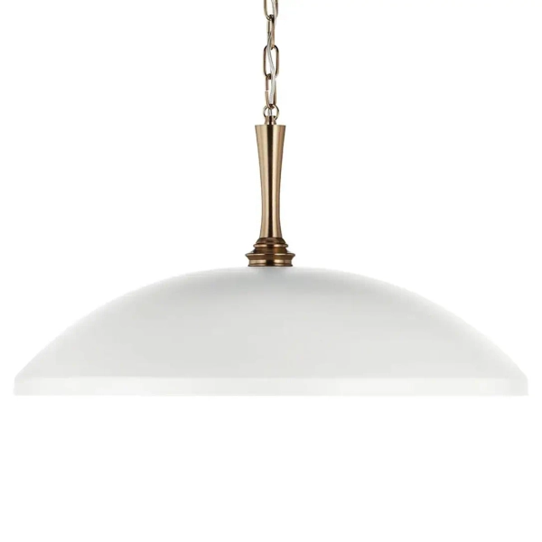 Żyrandol na łańcuchu Delarosa KL-DELAROSA-P-WH do salonu biały