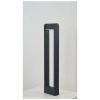 Grafitowy słupek FRAME AZ6629 1xLED 12W 3000K IP65 na taras