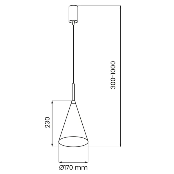 Minimalistyczny zwisający żyrandol CAPITAL MLP1559 do jadalni kremowy