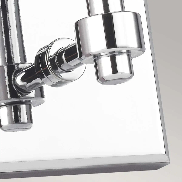 LAMPA ścienna Paulson FE-PAULSON1 Elstead FEISS metalowa OPRAWA kinkiet industrialny nad łóżko IP44 polerowany chrom przezroczysty
