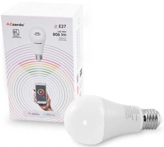 Ledowa żarówka Smart AZ3213 A60 WiFi sterowana głosowo 10W E27 klasyczna