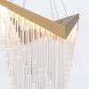 Wisząca lampa nad wyspę Vivien QN-VIVIEN-P-L-BG LED 40W 3000K złota