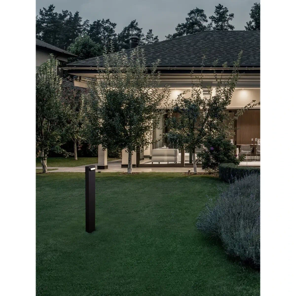 Lampa stojąca MONCLOVA LE71480 do ogrodu LED 9W prostokąt czarny