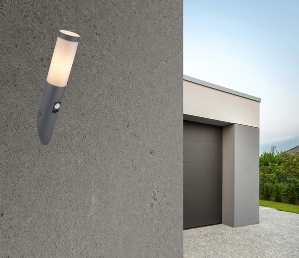 Lampa elewacyjna Boston 3157AS z czujnikiem ruchu grafitowa