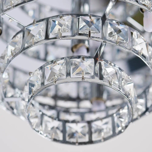 Sufitowa lampa glamour Motown MOTOWN-4CH chrom przezroczysty