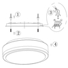 Plafon LAMPA sufitowa GLOBAL 28 105960 Markslojd łazienkowa OPRAWA okrągła LED 9W 3000K IP44 chrom biała